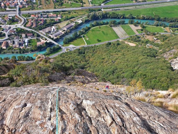 Klettern am Monte Coudrey