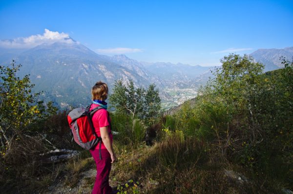 Trovinasse: Aussichtspunkt ins Aosta Tal
